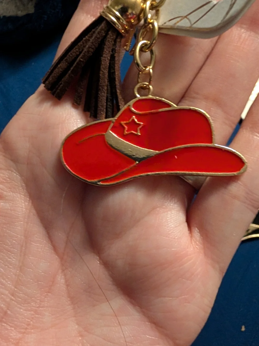 Pick 1 Cowboy Hat Keychain